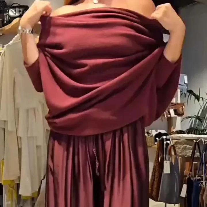 Alba | Ensemble élégant avec un design décolleté Bardot