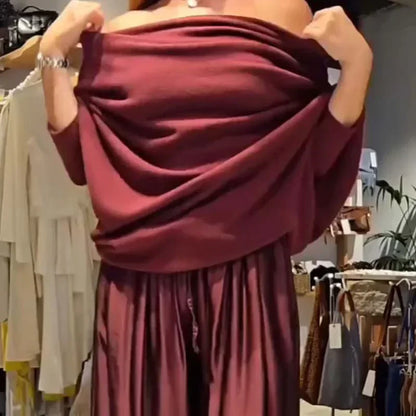 Alba | Ensemble élégant avec design décolleté Bardot