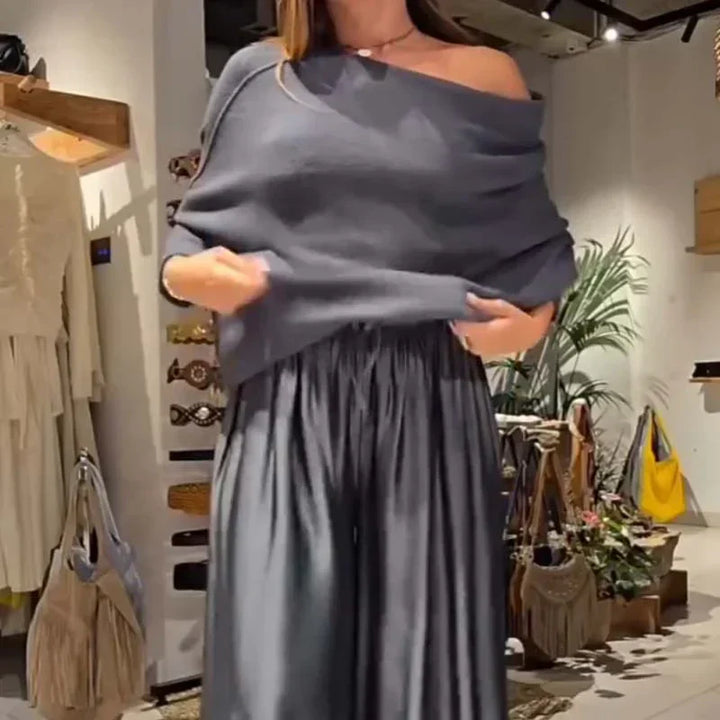 Alba | Ensemble élégant avec design décolleté Bardot