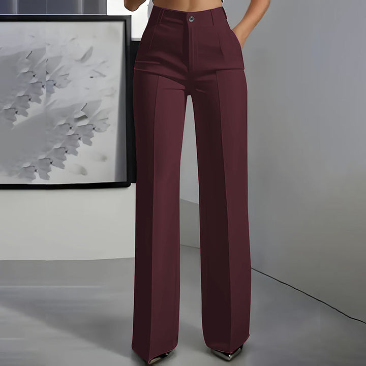 Danaro™ | Pantalons Taille Haute, Jambes Droites