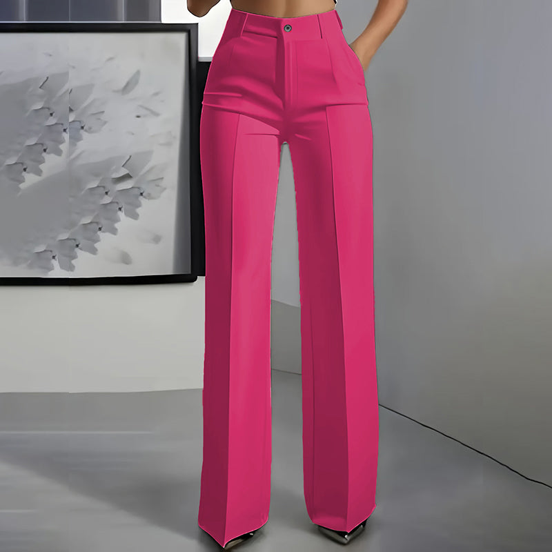 Danaro™ | Pantalons Taille Haute, Jambes Droites