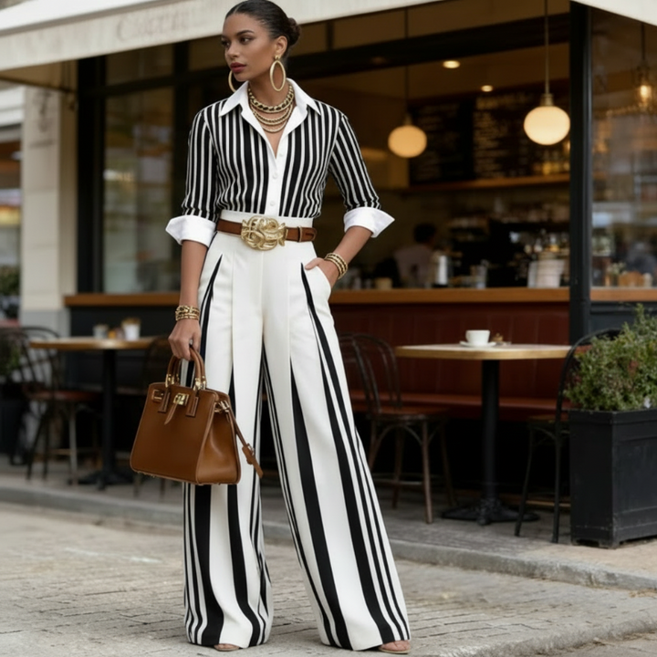 Atenas ™ | Ensemble Chemise et Pantalons Amples