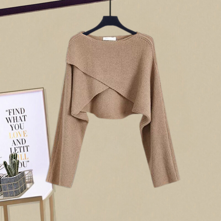 CAEVIRA – ENSEMBLE DE ROBE EN TRICOT ÉLÉGANT