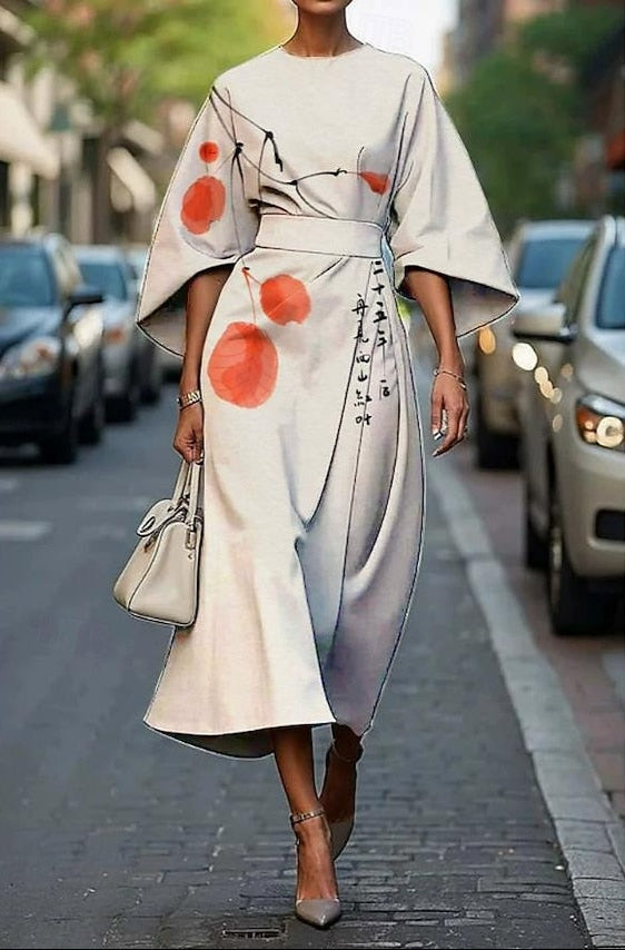 Angelica | Robe Midi à Charm Floral