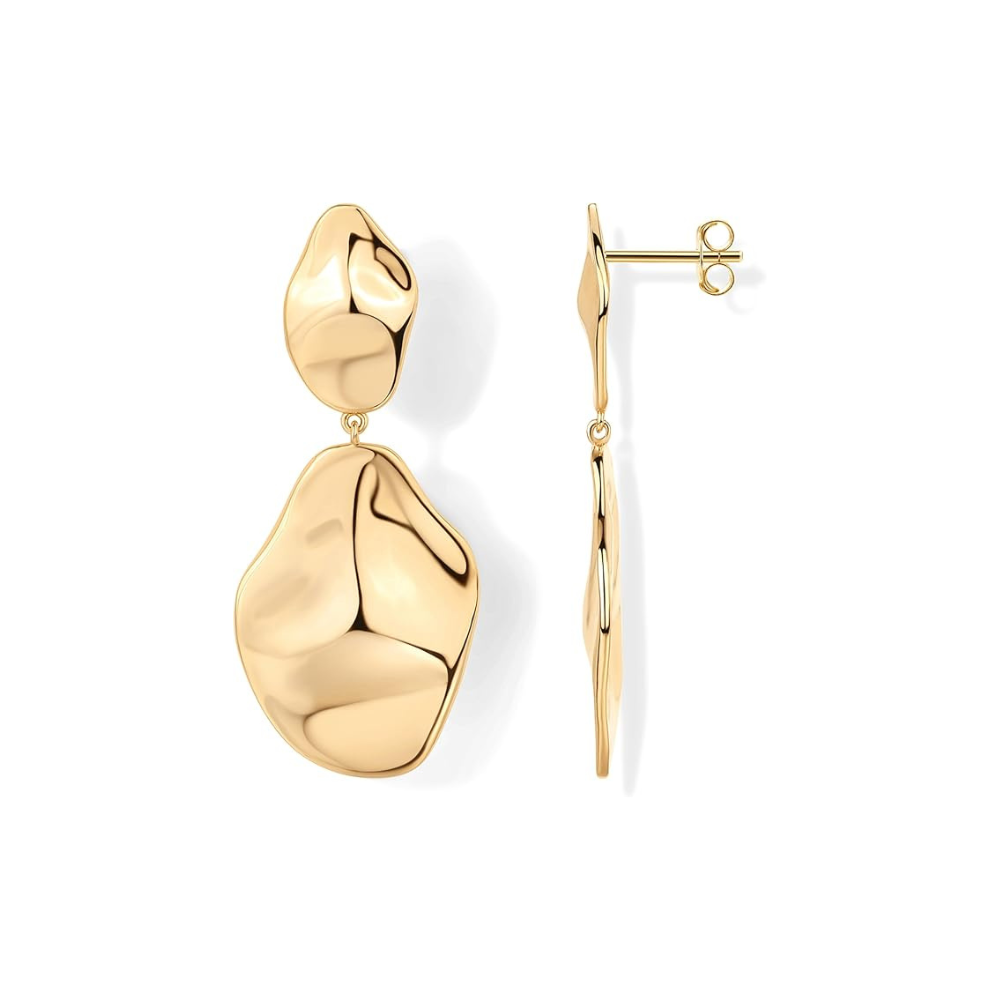 Boucles d'oreilles Ripple Wave | Or