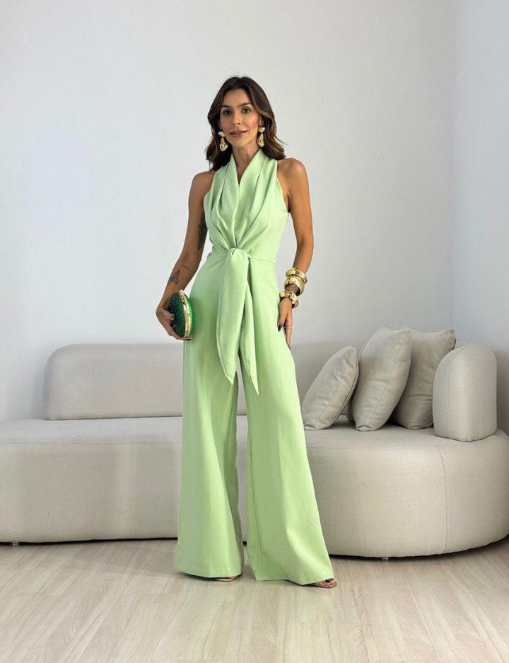 Carol™ | Combinaison Satin Élégante