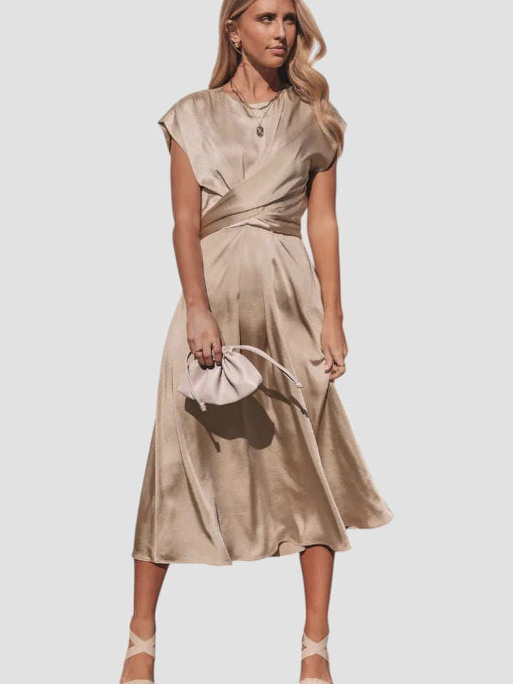 Claire | Robe mi-longue élégante