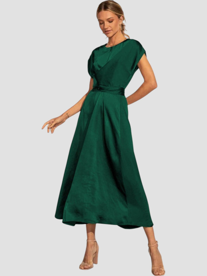 Claire | Robe mi-longue élégante
