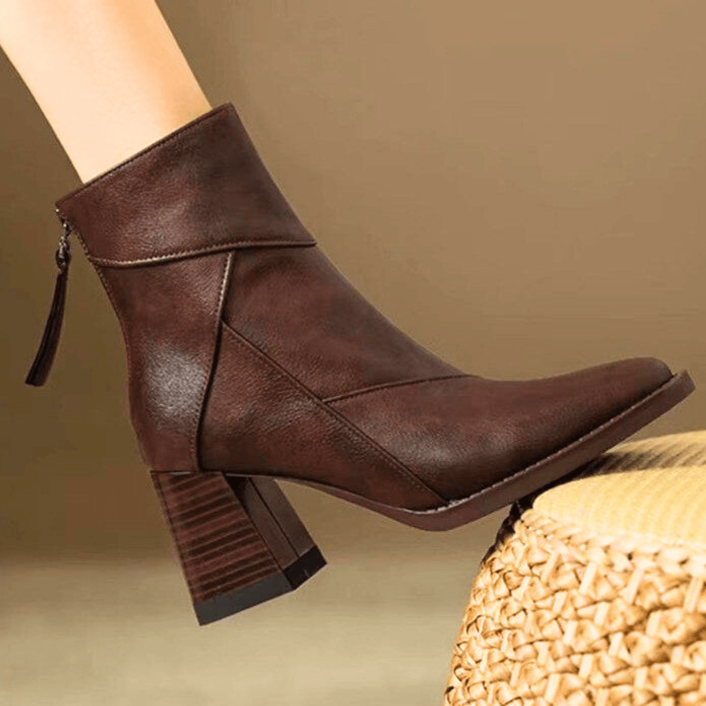 Mariella - Bottines en daim élégantes