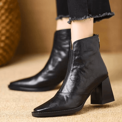 Jessica - Bottines en Cuir Élégantes