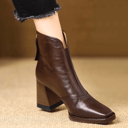 Jessica - Bottines en Cuir Élégantes