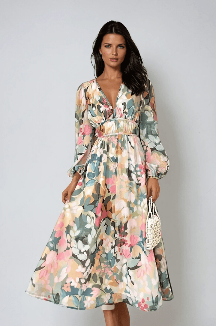 Daliah | Robe Florale Élégante