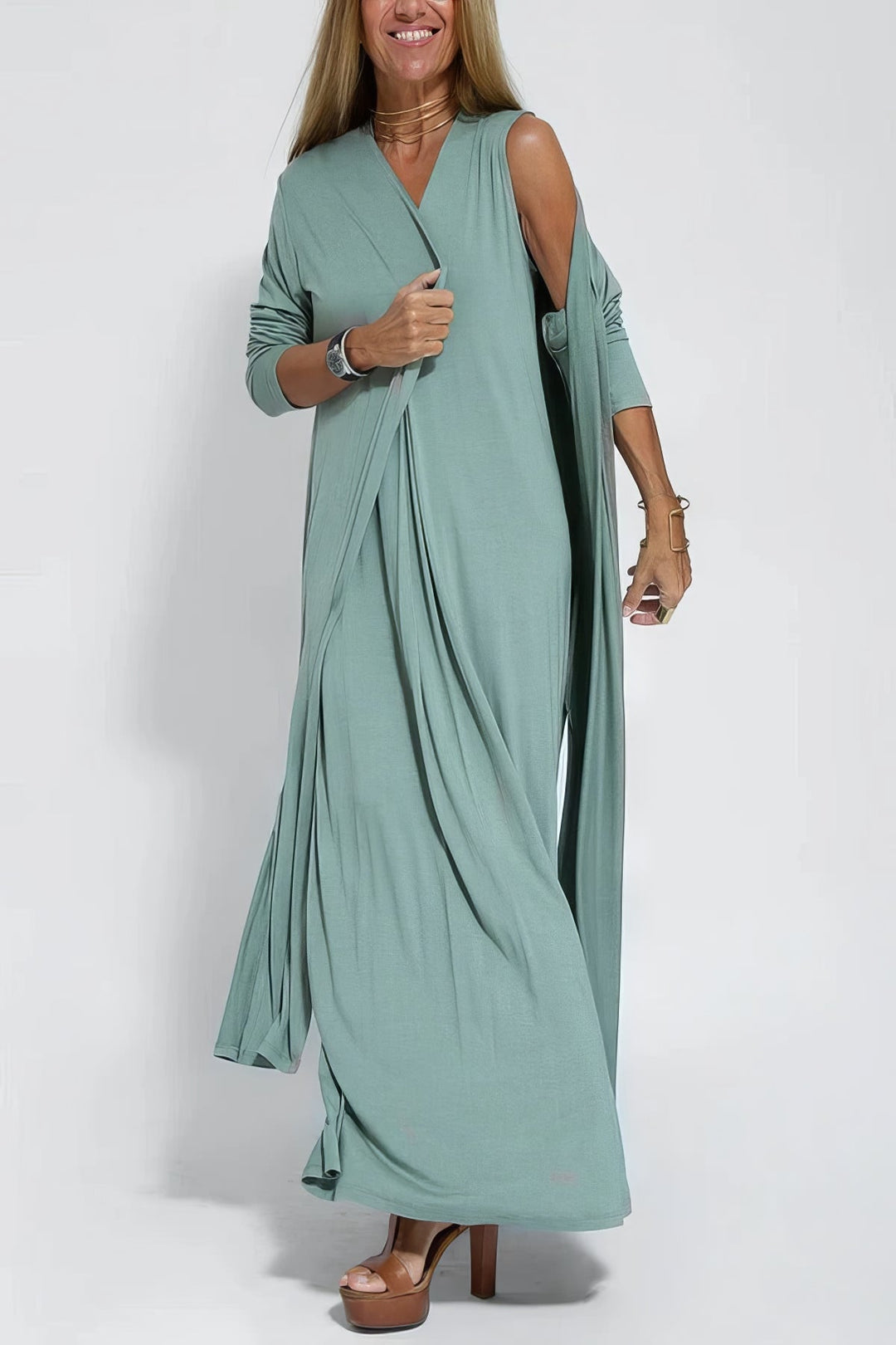 CLAIRE | ROBE LONGUE ÉLÉGANTE