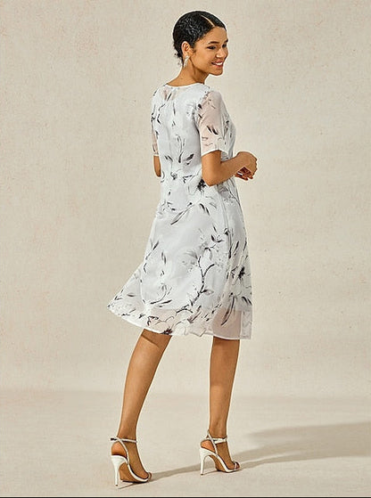 Chandra | Robe Florale Sophistiquée