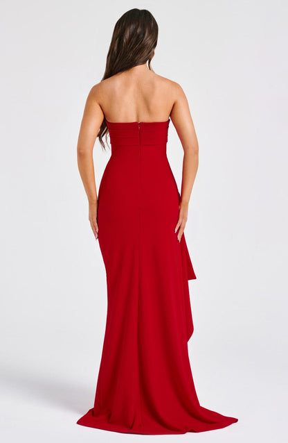 Alina | Élégant Robe Maxi Sans Bretelles