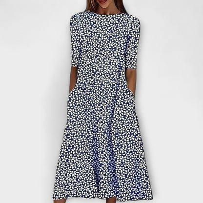 Adelina - Robe Florale Côtière